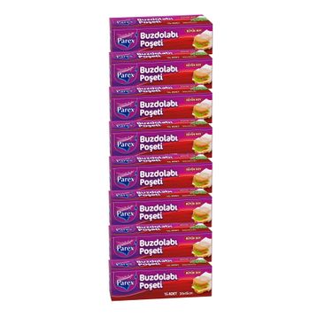 Parex 30x45 cm Büyük Boy Buzdolabı Poşeti (8 adet)