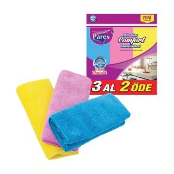 Parex 3'lü Mikrofiber Comfort Temizlik Bezi