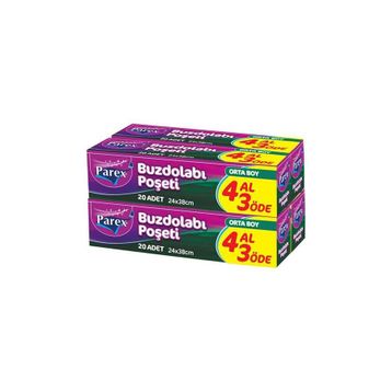 Parex 4 Al 3 Öde Orta Boy Buzdolabı Poşeti