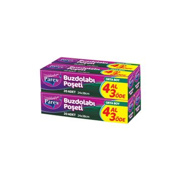 Parex 4 Al 3 Öde Orta Boy Buzdolabı Poşeti