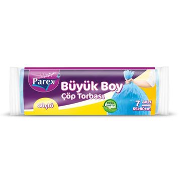 Parex 5'li Büyük Boy Güçlü Çöp Torbası