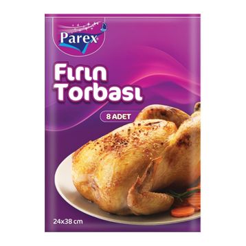 Parex 8 Adet 24x38 cm Fırın Torbası