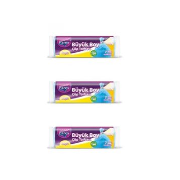 Parex Büyük Boy 3'lü Güçlü Çöp Torbası