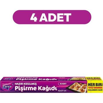 Parex Hazır Kesilmiş Pişirme Kağıdı (4 adet)
