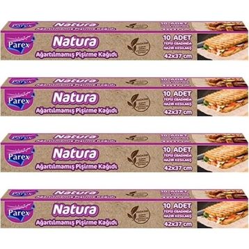 Parex Natura Ağartılmamış Hazır Pişirme Kağıdı (2 adet)
