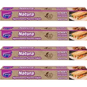 Parex Natura Ağartılmamış Hazır Pişirme Kağıdı (2 adet)
