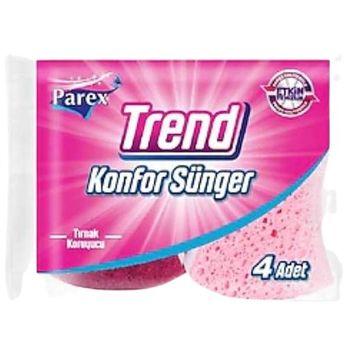 Parex Trend Comfort 4'lü Oluklu Sünger