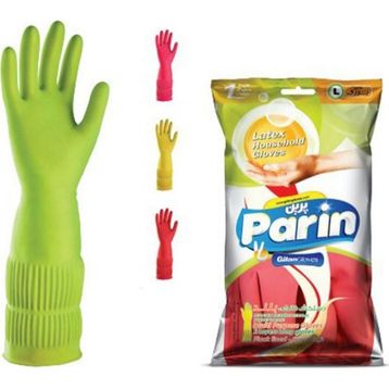 Parin Large 12 Çift Lateks Bulaşık ve Temizlik Eldiveni
