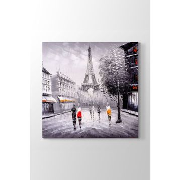Paris Sokaklarında Tablosu