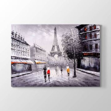 Paris Sokaklarında Tablosu