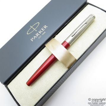 Parker Jotter Metal Kırmızı Roller Kalem