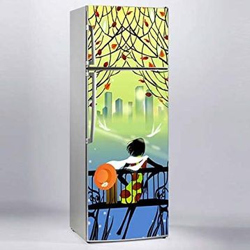 Parkta Buzdolabı Sticker