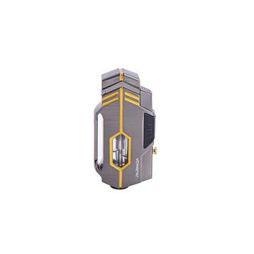Parmida Çift Torch Gunmetal Puro Çakmağı