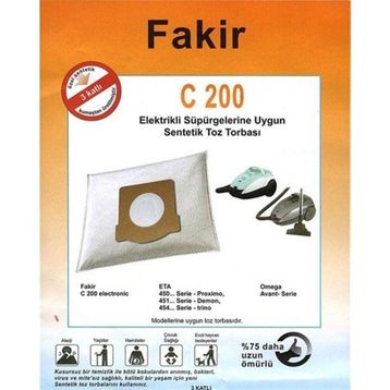Parmis Fakir Eta 451 Demon 10 Adet Süpürge Toz Torba