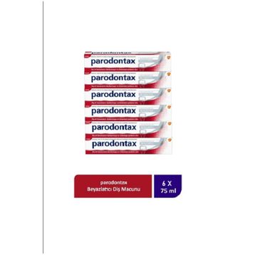 Parodontax Beyazlatıcı Tam Koruma 6x75 ml Diş Macunu