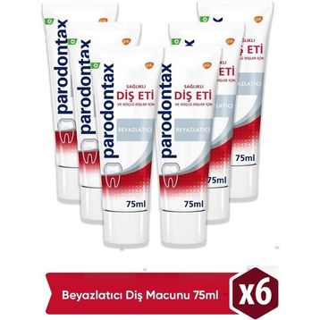 Parodontax Geliştirilmiş Tat Beyazlatıcı 6x75 ML Diş Macunu