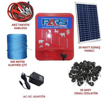 Pars Domuz Kovucu Elektrikli Çit Koruma Seti