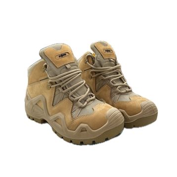 Pars Power 102 Mid Hakiki Nubuk Deri Askeri-Polis Outdoor Tactical Kısa Bot