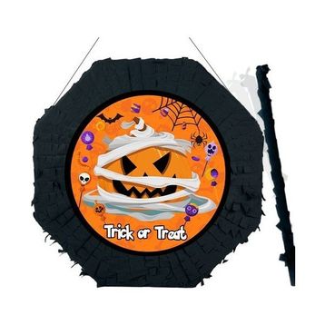 Parti Dükkanım Halloween Balkabağı 42 cm Pinyata + Sopası