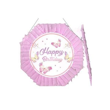 Parti Dükkanım Kelebek Pembe 42 cm Pinyata + Sopası