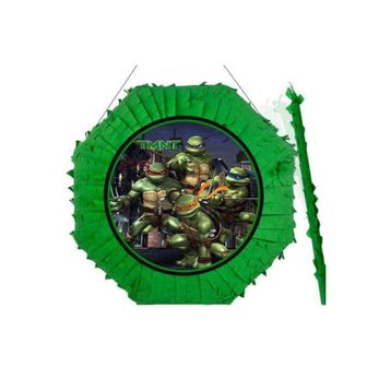 Parti Dükkanım Ninja Kaplumbağalar 42 cm Pinyata + Sopası