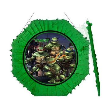 Parti Dükkanım Ninja Kaplumbağalar 42 cm Pinyata + Sopası