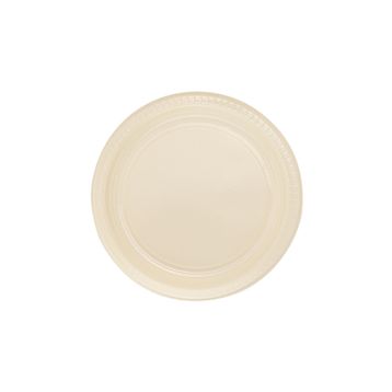 PartiBulutu 22 cm 25'li Krem Plastik Tabak