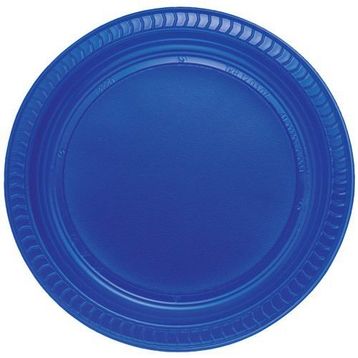 PartiBulutu 22 cm 25'li Lacivert Plastik Tabak