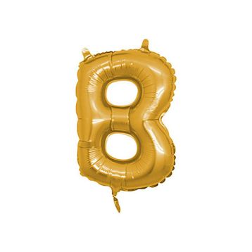 PartiBulutu 40 cm B Harf Altın Folyo Balon
