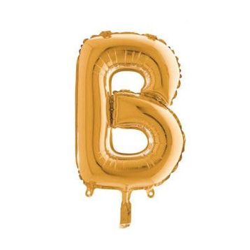 PartiBulutu 40 cm B Harf Altın Folyo Balon