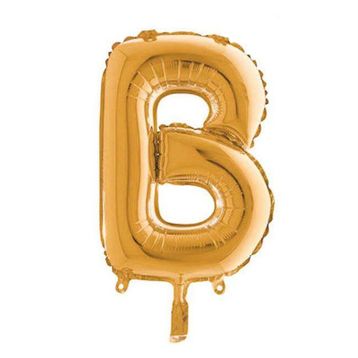 PartiBulutu 40 cm B Harf Altın Folyo Balon
