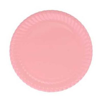 PartiBulutu 8'li Pembe Karton Tabak