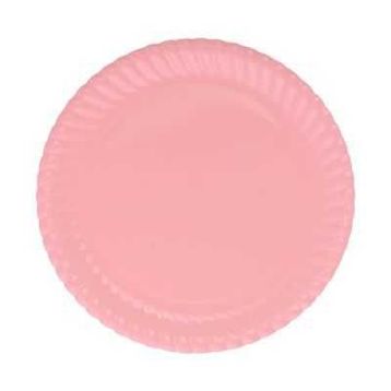 PartiBulutu 8'li Pembe Karton Tabak