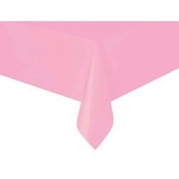 PartiBulutu Pembe Plastik Masa Örtüsü
