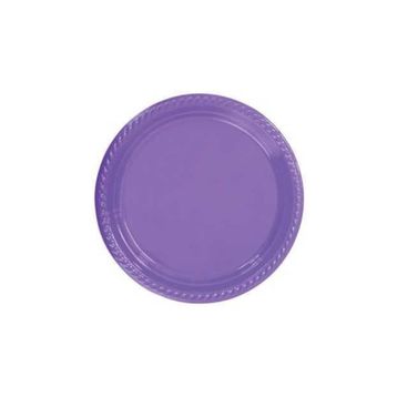 Partici 22 cm Lila Plastik Tabak