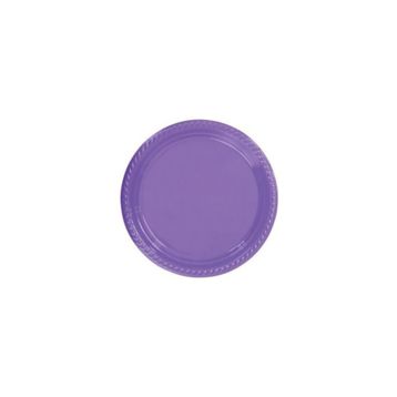 Partici 22 cm Lila Plastik Tabak