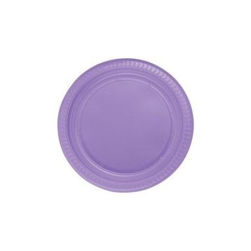 Partici 22 cm Lila Plastik Tabak