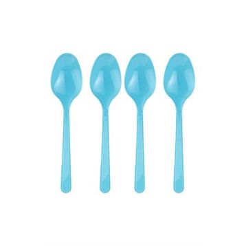 Partici Açık Mavi Plastik Kaşık