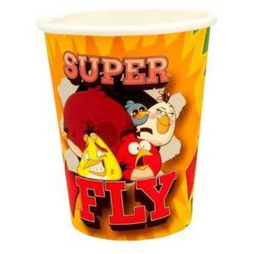 Partici Angry Birds Karton 8'li Bardak