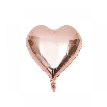 Partici Rose Gold Kalp Folyo 45 cm Balon