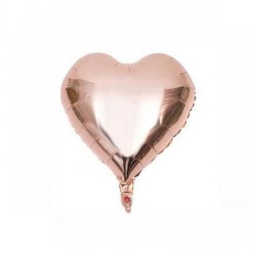 Partici Rose Gold Kalp Folyo 45 cm Balon