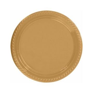 Partifabrik Gold Plastik Tabak 25'li