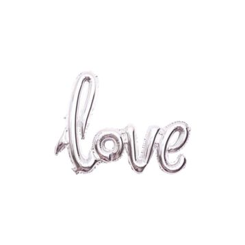 Partifabrik Love İmza Folyo Gümüş Balon