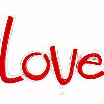 Partifabrik Love İmza Folyo Gümüş Balon