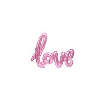 Partifabrik Love İmza Folyo Pembe Balon