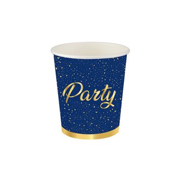 Partifabrik Parti Zamanı Lacivert Karton Bardak