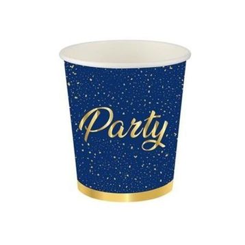 Partifabrik Parti Zamanı Lacivert Karton Bardak