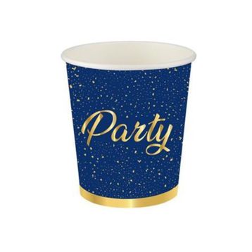 Partifabrik Parti Zamanı Lacivert Karton Bardak