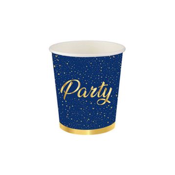 Partifabrik Parti Zamanı Lacivert Karton Bardak