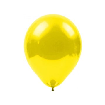 Partipan Baskısız Metalik Balon Sarı 100'lü